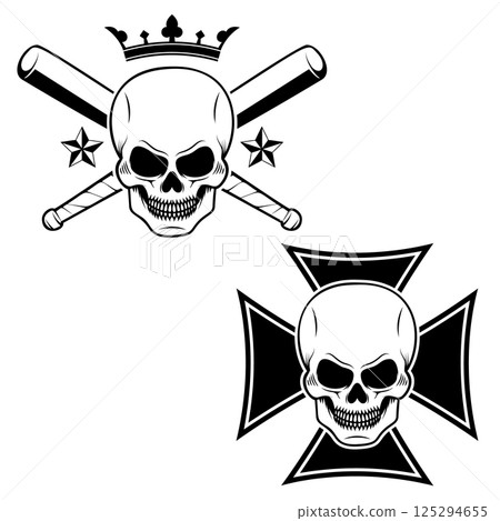 street fight emblems and design elements 125294655