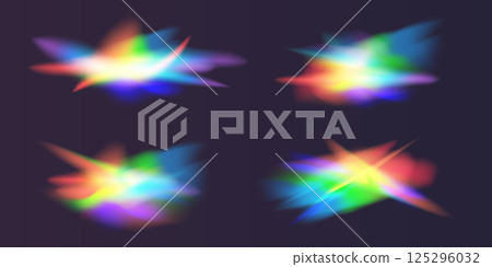 Experience Abstract Colorful Light Effects manifested through Vibrant Patterns that captivate the imagination 125296032