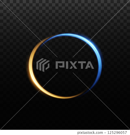 A Chic and Stylish Blue and Gold Circular Design Featuring a Beautiful Gradient Effect for Visual Appeal A Chic and Stylish Blue and Gold Circular Design Featuring a Beautiful Gradient Effect for Visual Appeal 125296057