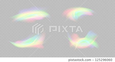 A Collection of Colorful Fluid Abstract Design Elements Perfectly Suited for Various Creative Projects 125296060