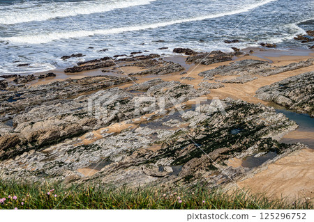 The beautiful Concha beach in Sao Pedro de Moel, Portugal The beautiful Concha beach in Sao Pedro de Moel, Portugal 125296752