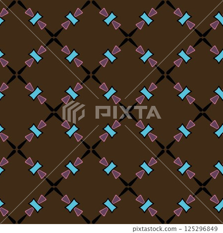 Seamless background pattern with a variety of multicolored lines. Seamless background pattern with a variety of multicolored lines. 125296849
