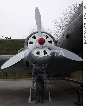 Kiev, Ukraine March 20, 2020: military equipment for public viewing at the National Museum of the History of Ukraine in World War II 125296859
