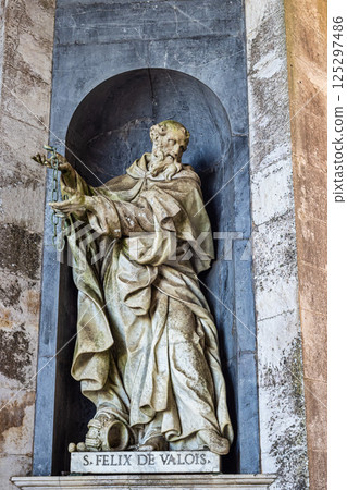 Mafra, Portugal - Apr 11, 2025: Interior of the Mafra National Palace at Mafra, Portugal. Mafra, Portugal - Apr 11, 2025: Interior of the Mafra National Palace at Mafra, Portugal. 125297486