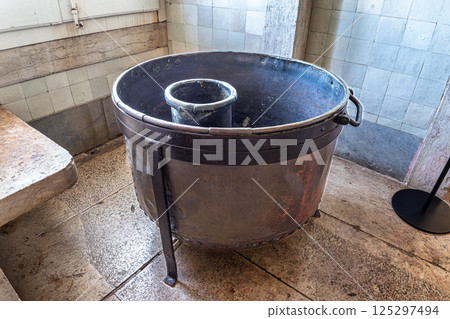 Mafra, Portugal - Apr 11, 2025: Interior of the Mafra National Palace at Mafra, Portugal. Mafra, Portugal - Apr 11, 2025: Interior of the Mafra National Palace at Mafra, Portugal. 125297494
