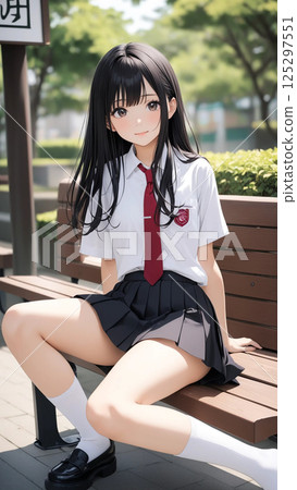 可愛的女高中生 125297551