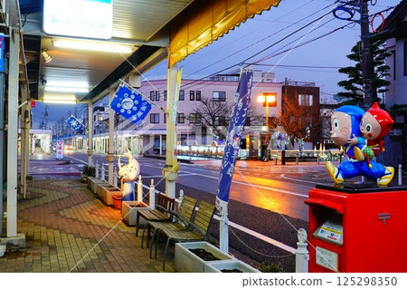A view from Manga Road in Himi City, Toyama Prefecture. 125298350