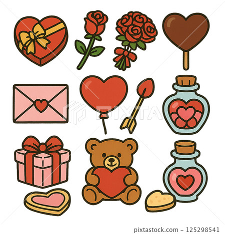 Valentine's Day set Valentine's Day set 125298541