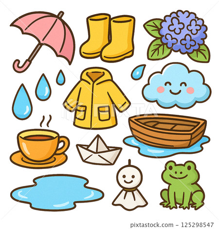 雨季素材套裝 125298547