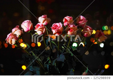 A bouquet of inanimate flowers collected for the interior A bouquet of inanimate flowers collected for the interior 125298939