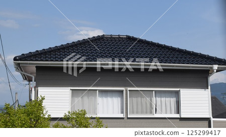 Paint application completed Material Background 125299417