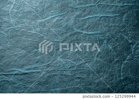 Blue Japanese paper background material 125299944
