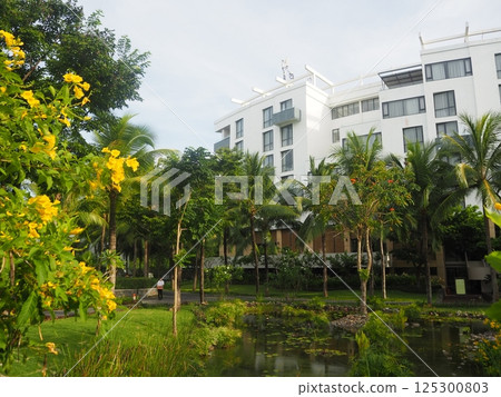 Scenery of a resort hotel in Da Nang, Vietnam 125300803