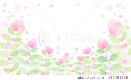 Cute spring flower frame 5 125301568