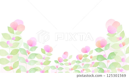 Cute spring flower frame 2 125301569