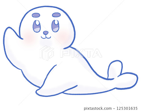 單手舉起的印章(藍色) 單手舉起的印章(藍色) 125301635