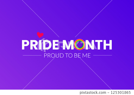 Solid Purple Poster with Rainbow Letter O and Heart Solid Purple Poster with Rainbow Letter O and Heart 125301865