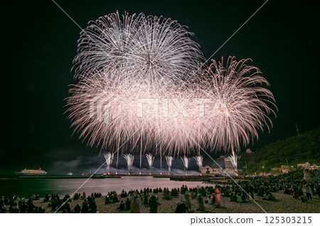 Atami Fireworks Festival Finale (Aerial Niagara) 125303215