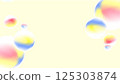 Colorful soap bubble background (yellow) 125303874