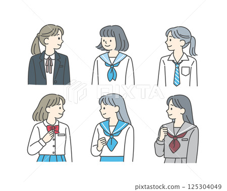 穿制服的女學生的個人資料 125304049