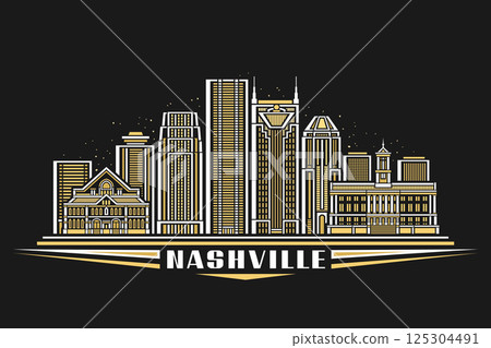 Vector illustration of Nashville 125304491