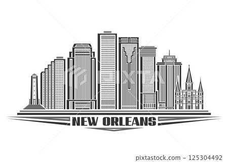 Vector illustration of New Orleans 125304492