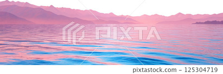 Pink and Blue Lake at Sunset Pink and Blue Lake at Sunset 125304719