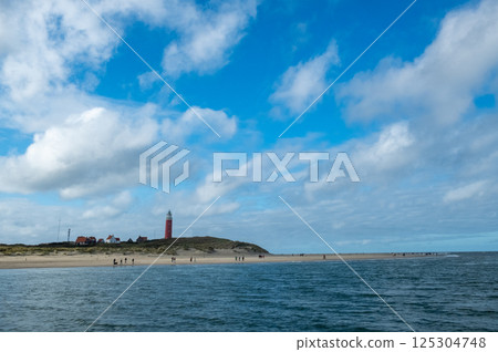Eierland, De Cocksdorp, Texel, The Netherlands, Oktober 28th, 2024, A beautiful and scenic beach 125304748