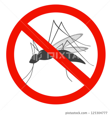Malaria awareness illustration 125304777