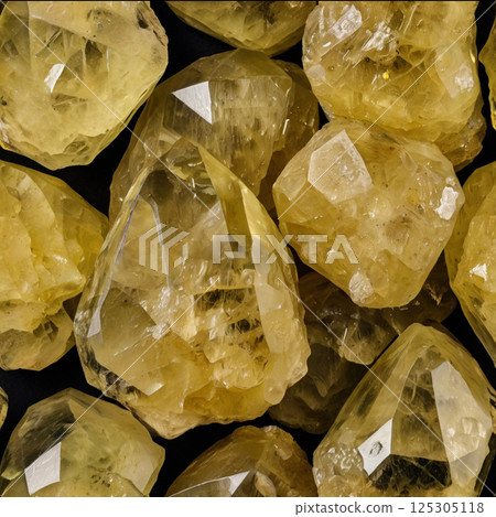 Lots of lemon quartz rough 125305118