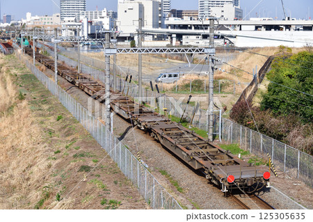 Tokaido Main Line Freight Branch Sakuragicho-Higashi-Takashima JR Freight Koki 106-695 125305635