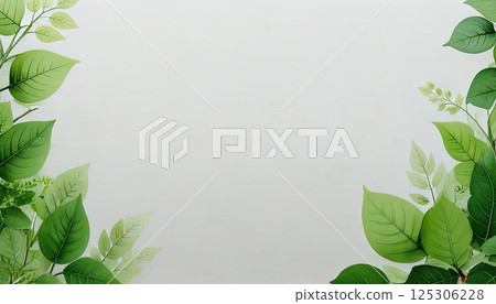 《AI圖像》綠葉背景素材 《AI圖像》綠葉背景素材 125306228