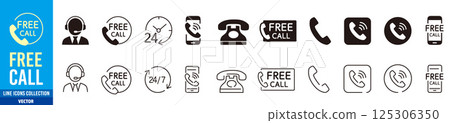 Call center icon Call center icon 125306350