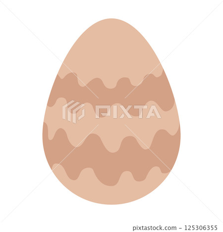 Soft color vegetable illustration: Taro 125306355