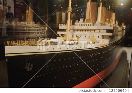 Model of the Titanic at Liverpool Maritime Museum Model of the Titanic at Liverpool Maritime Museum 125306494