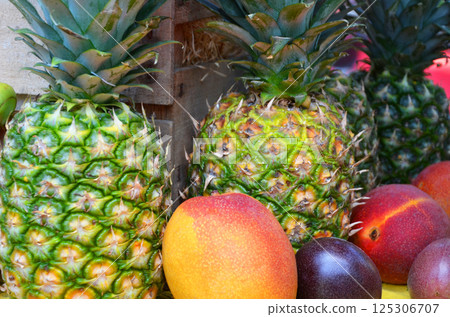 tropical fruits 125306707