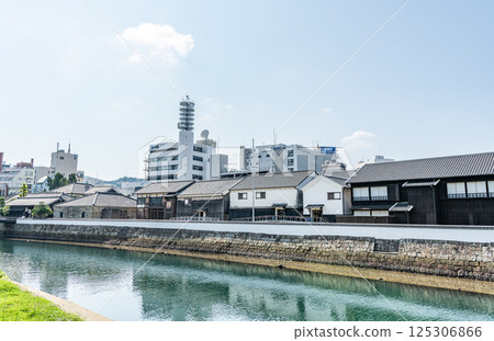 Dejima and the surrounding area, a popular tourist destination in Nagasaki City, Nagasaki Prefecture 125306866
