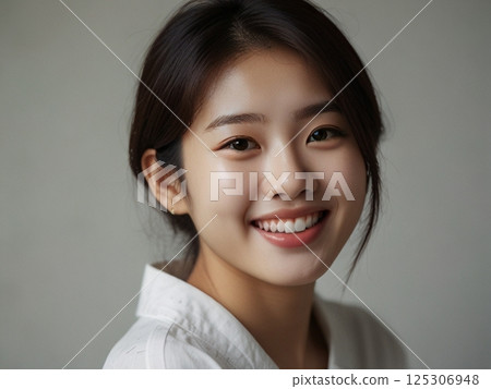 A woman with a nice smile A woman with a nice smile 125306948