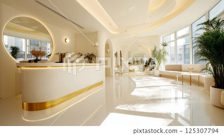 Stylish and bright reception Stylish and bright reception 125307794