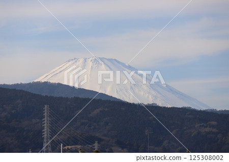 Mount Fuji near Renshoji Temple in Odawara City 125308002