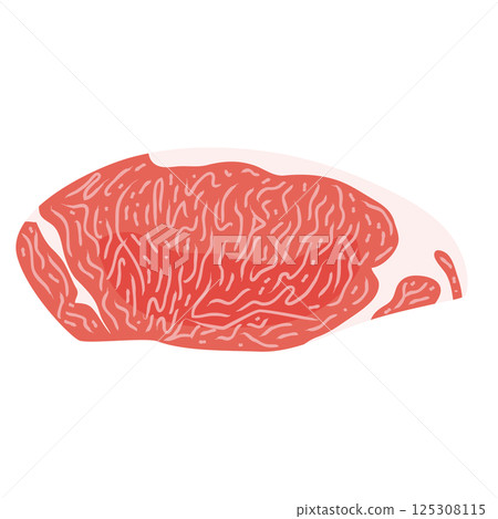 牛腰肉插圖 牛腰肉插圖 125308115