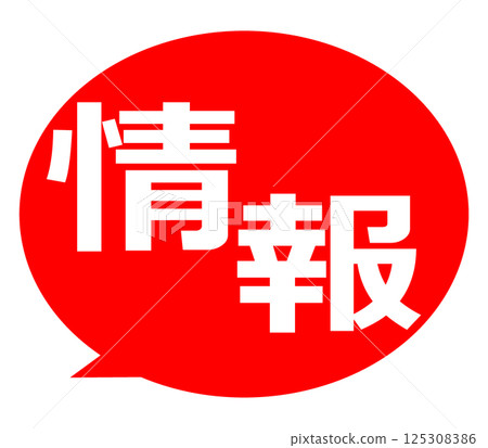 資訊語音氣泡圖圖標 125308386