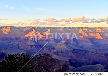 Grand Canyon in the sunset 125308658