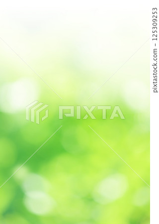 新鮮的綠色,散景,垂直 新鮮的綠色,散景,垂直 125309253