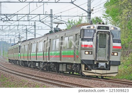 Chitose Line Shimamatsu-Kitahiroshima JR Hokkaido 731 series G-116 train (Sapporo) 125309823