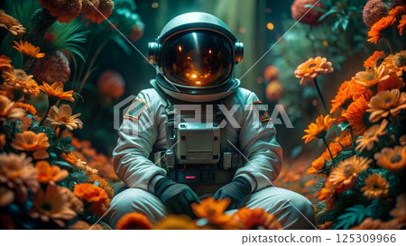 Lost in Thought Among the Stars and Flowers 125309966