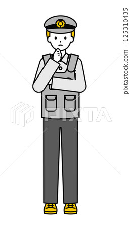 全身pose_簡單警官男10 全身pose_簡單警官男10 125310435