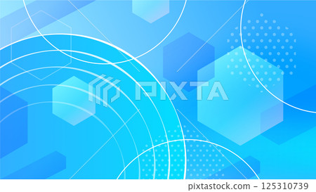 A background image using blue-based geometric patterns A background image using blue-based geometric patterns 125310739