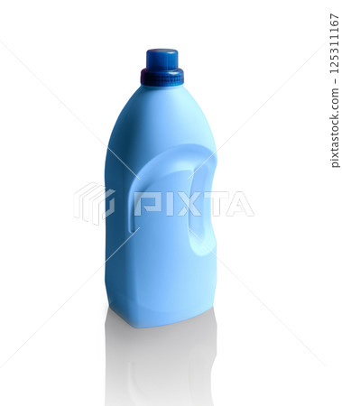 Bottle of dishwashing liquid isolated on white Bottle of dishwashing liquid isolated on white 125311167