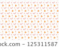 Cut fruit pattern material 125311587